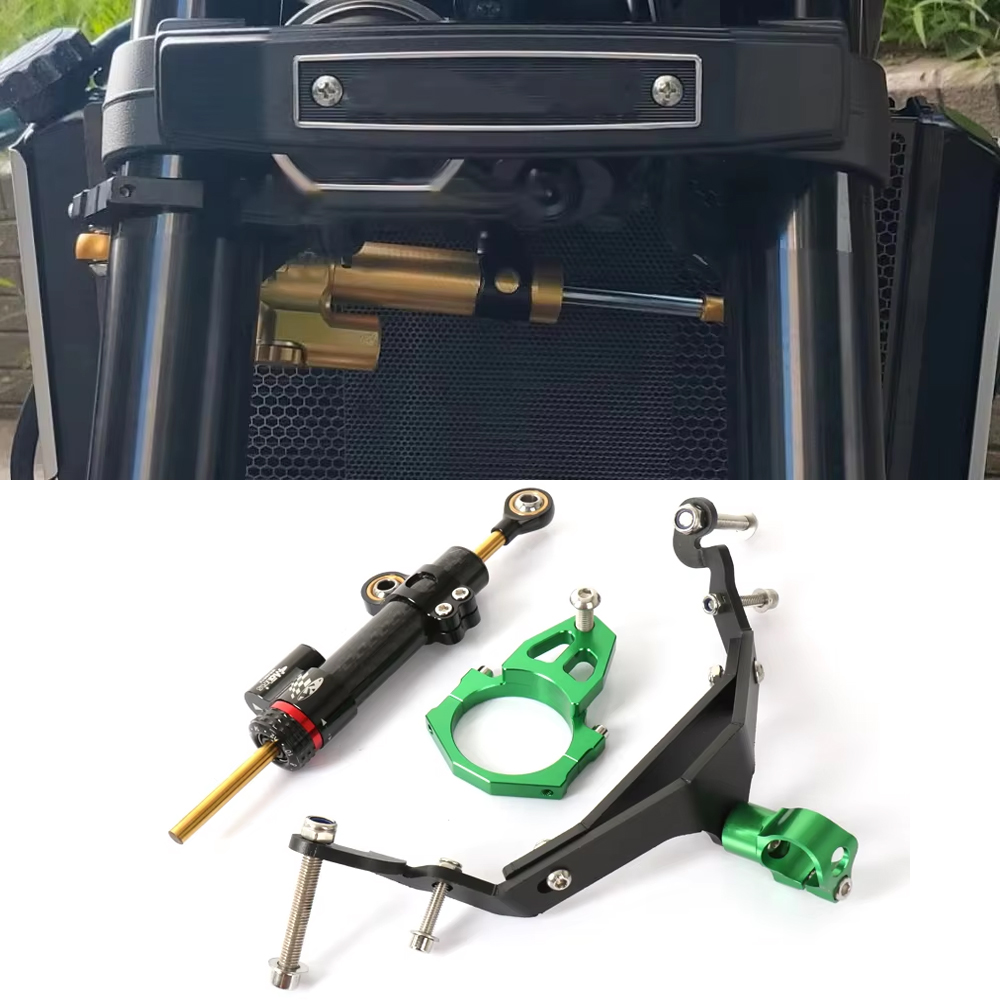 Для Kawasaki Z900RS z900rs Z90 – обзор и цена Steering Damper Stabilizer Kit Cnc