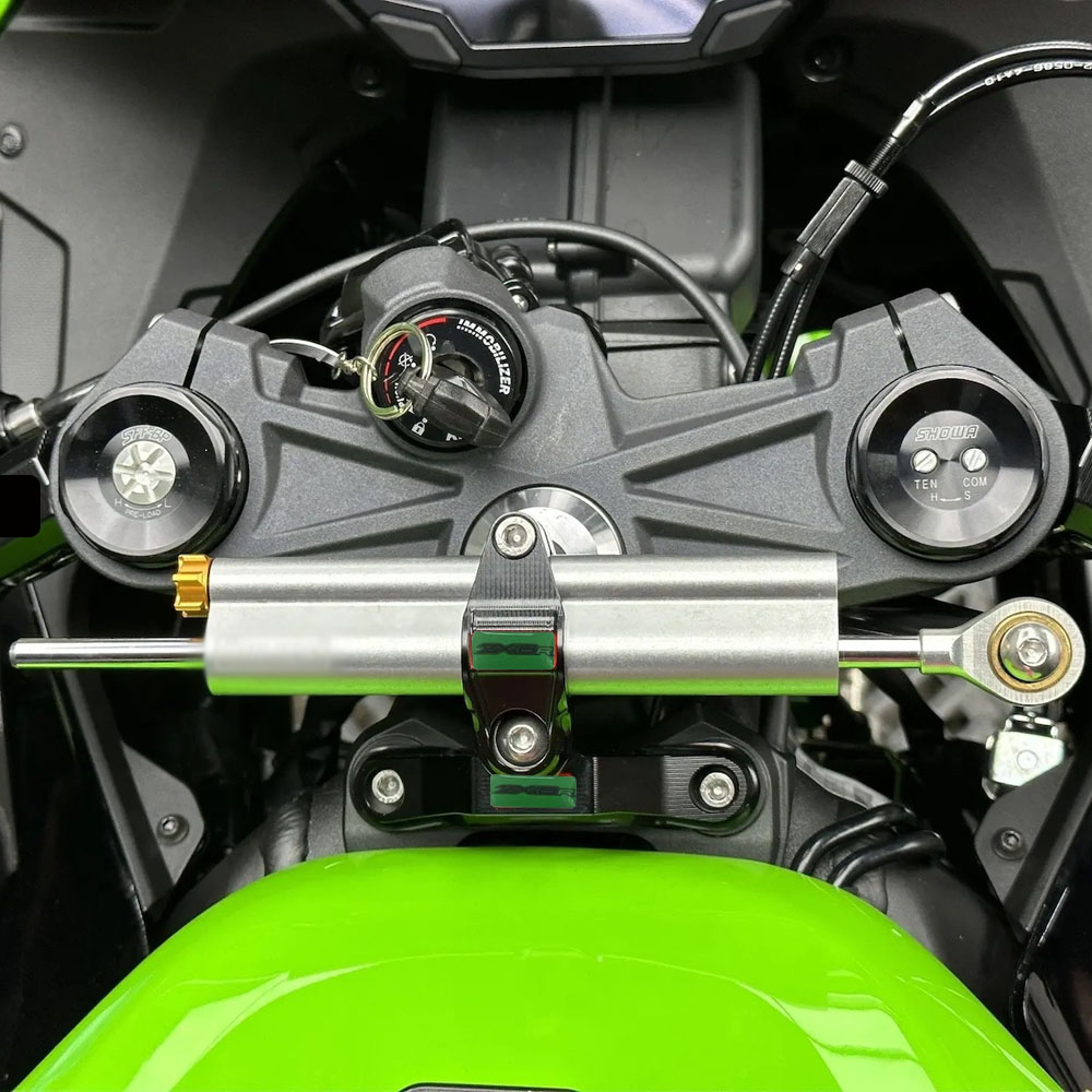 Для Kawasaki Ninja ZX-6R 2024: – обзор и цена Steering Damper Stabilizer Kit Cnc
