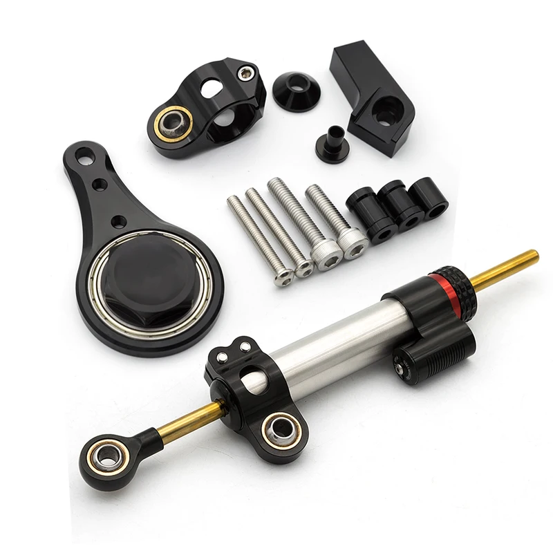 Для Kawasaki Ninja ZX-6R ZX636 – обзор и цена Steering Damper Stabilizer Kit Cnc